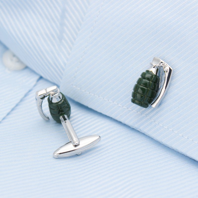 Grenade Cufflinks