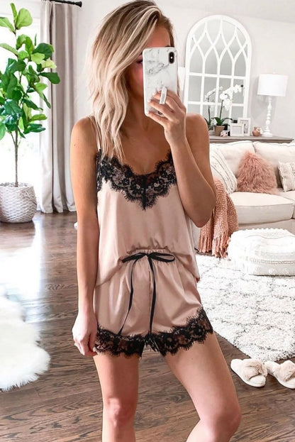 Chic Apricot Lace