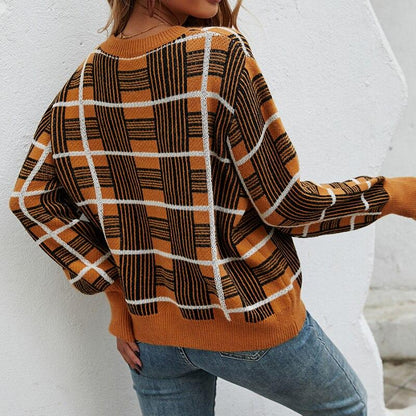 Plaid Pullover