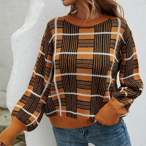 Plaid Pullover