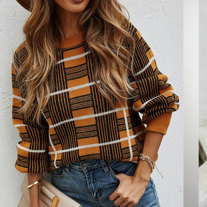 Plaid Pullover