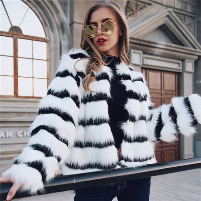 Black/White Fur