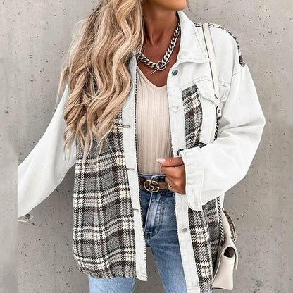 Plaid Lapel