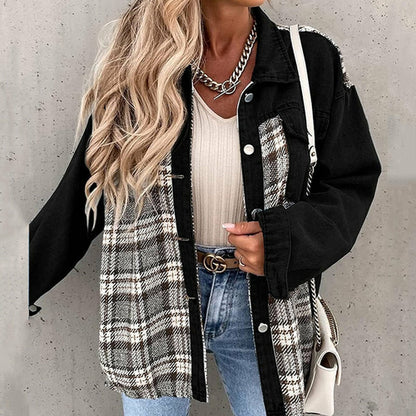 Plaid Lapel