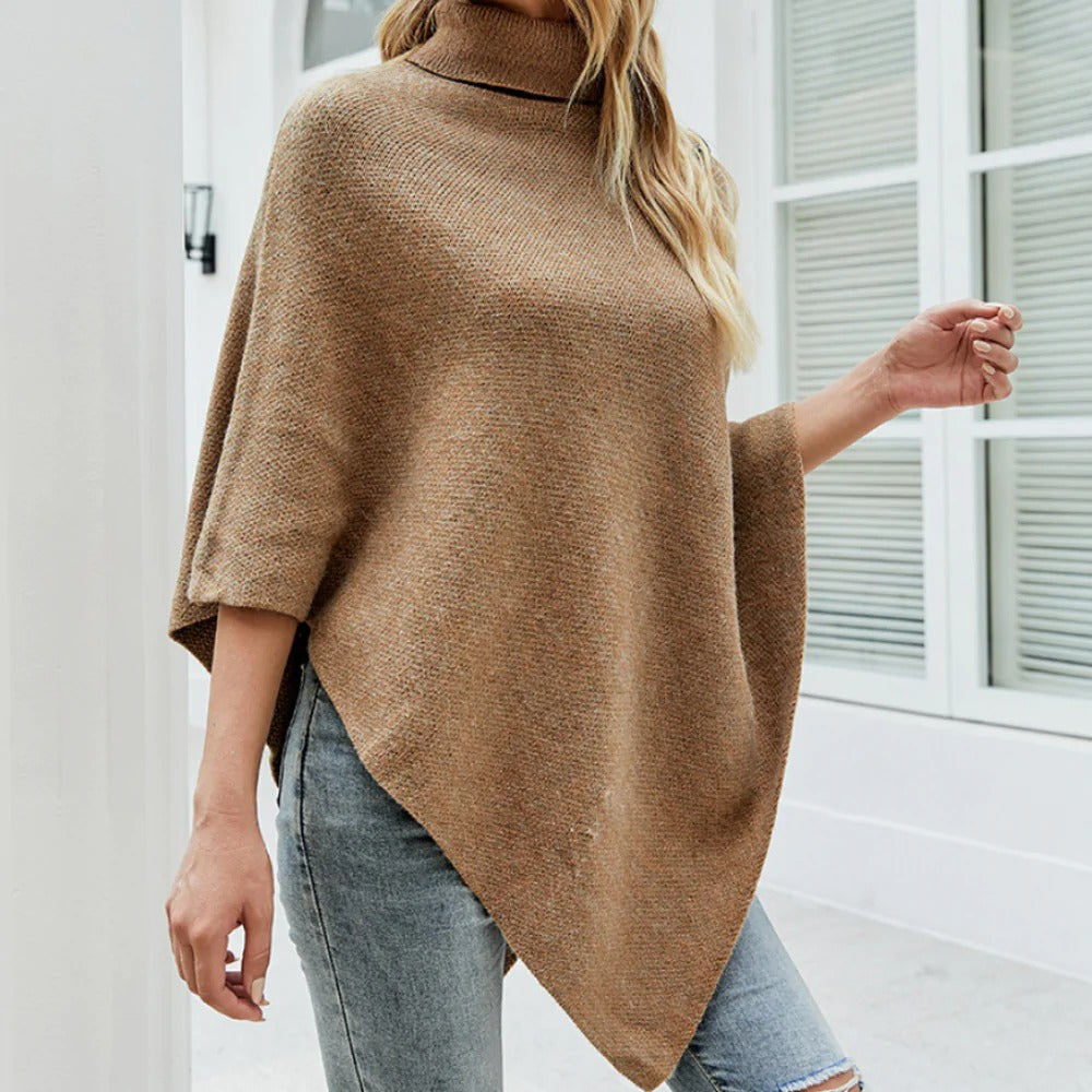 Turtleneck Poncho