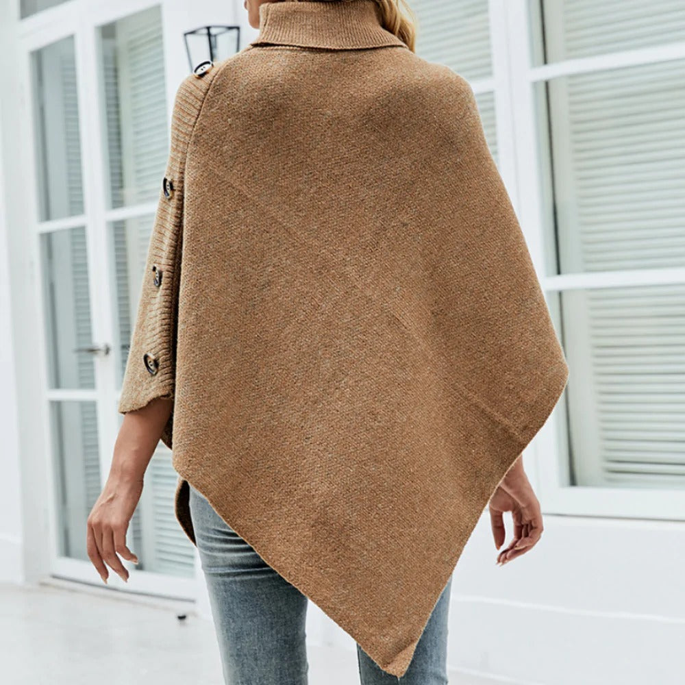 Turtleneck Poncho