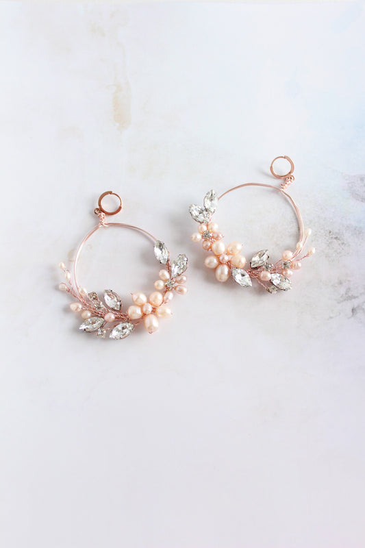 Pearl Bridal Hoop