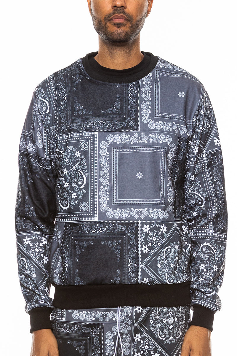 Paisley Crewneck