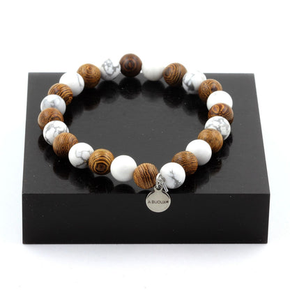 Howlite & Wood