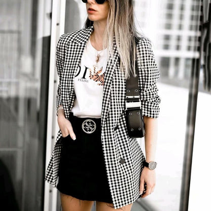 Plaid Elegant Fit