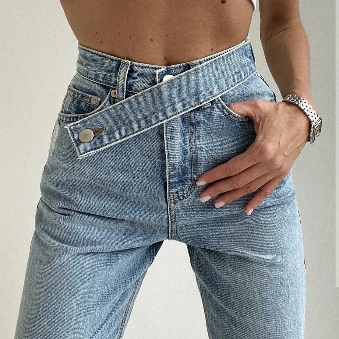 Straight Fit Denim