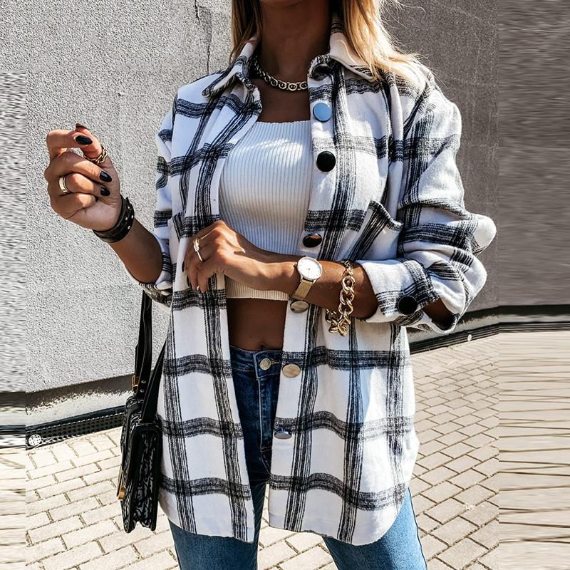 Plaid Autumn Coat