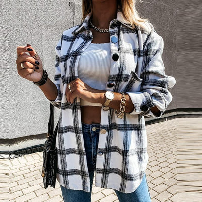 Plaid Autumn Coat