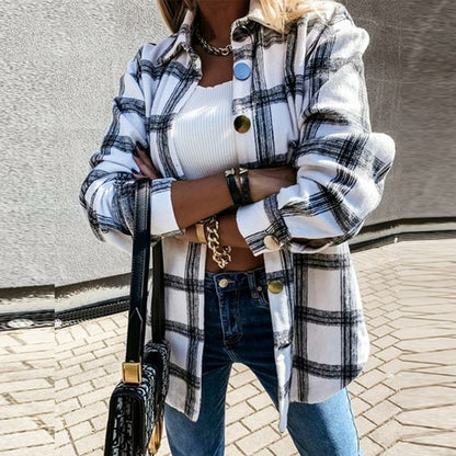 Plaid Autumn Coat