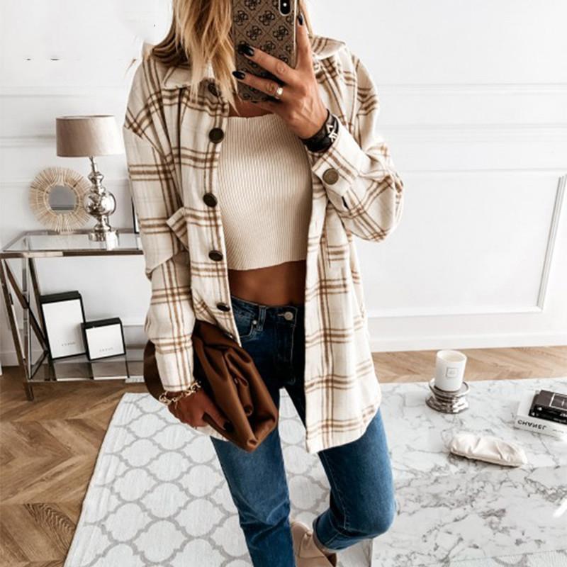 Plaid Autumn Coat