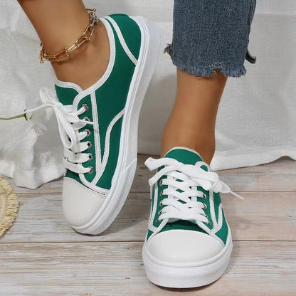 Green & White Flat