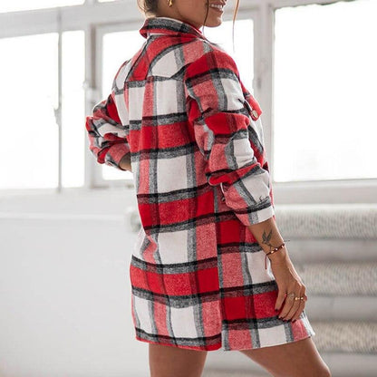 Retro Plaid Print