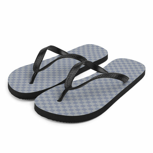 Grey & Blue Flops