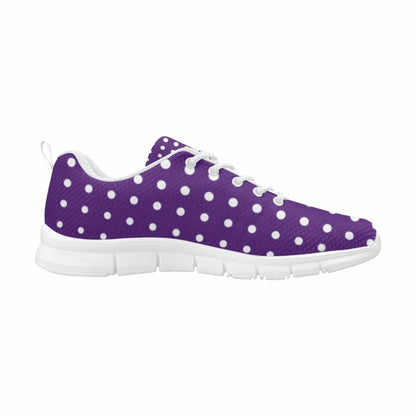 Purple & White Dot